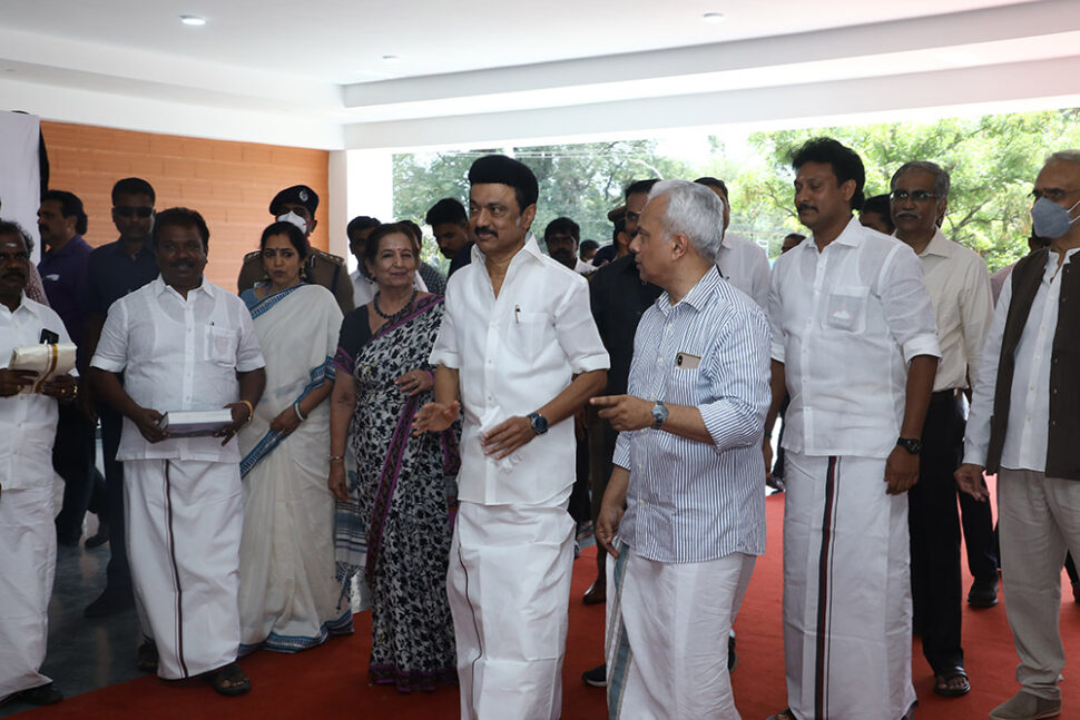 Arrival of Honorable Chief Minister and Minister for School Education of Tamil Nadu