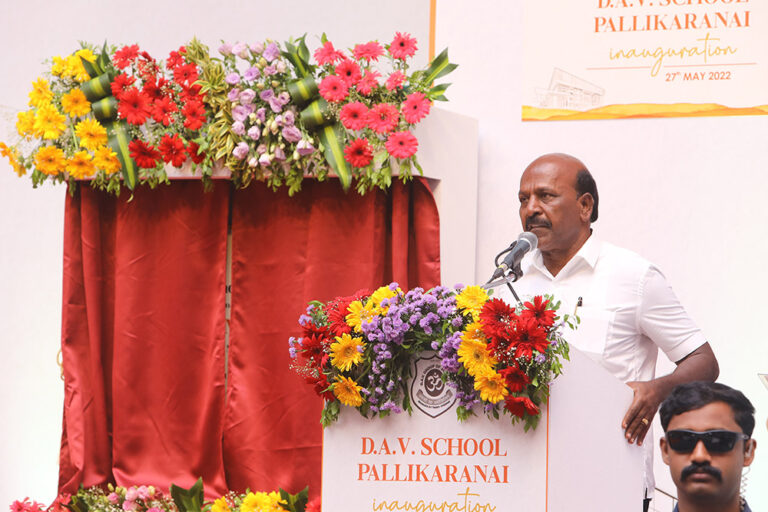 Minister for Health and Family Welfare - Shri Ma.Subramanian addressing the gathering